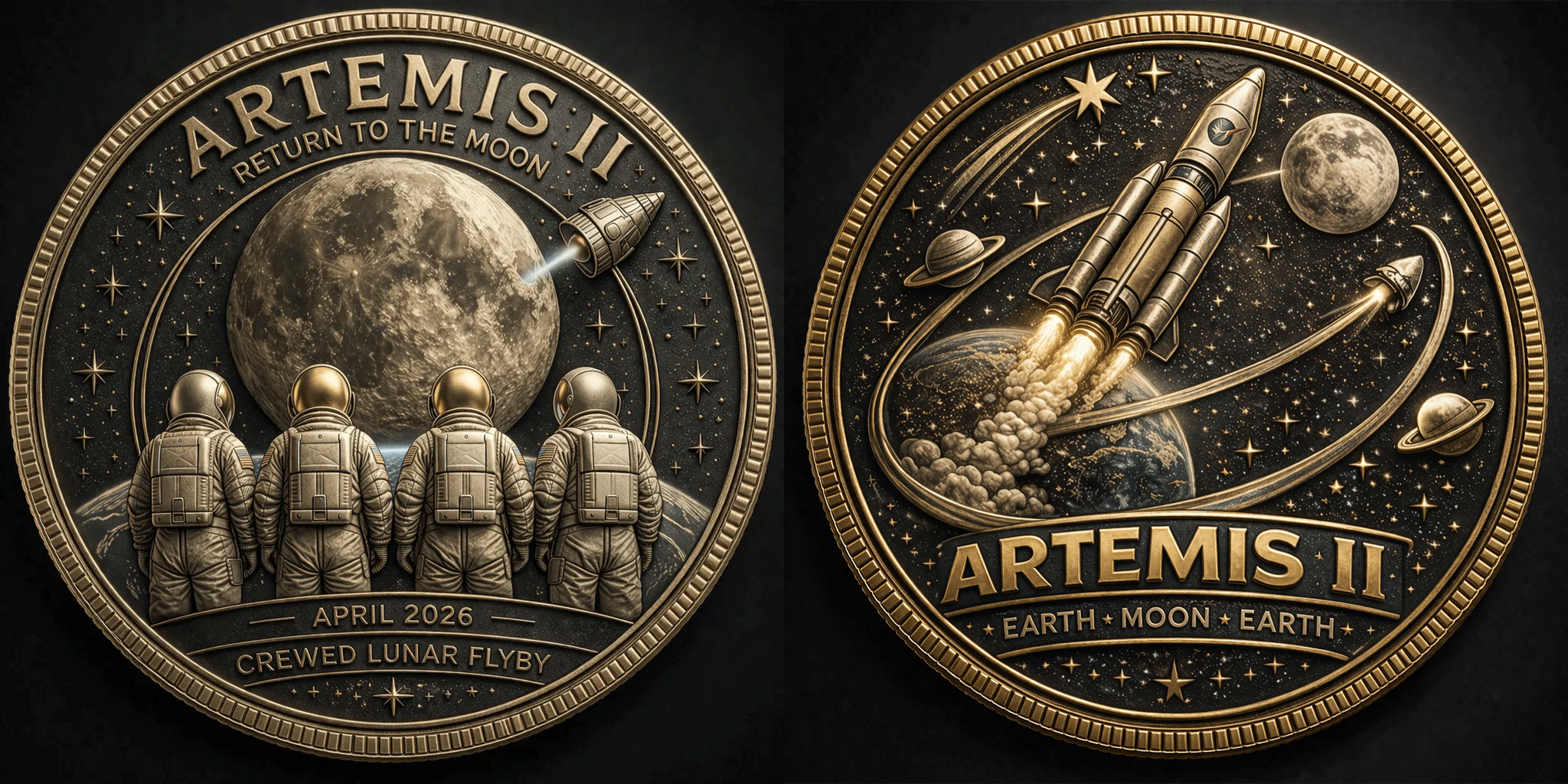 Artemis II Commemorative Coin