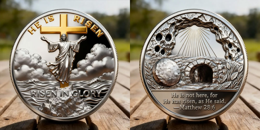 He Is Risen – Risen in Glory Commemorative Coin