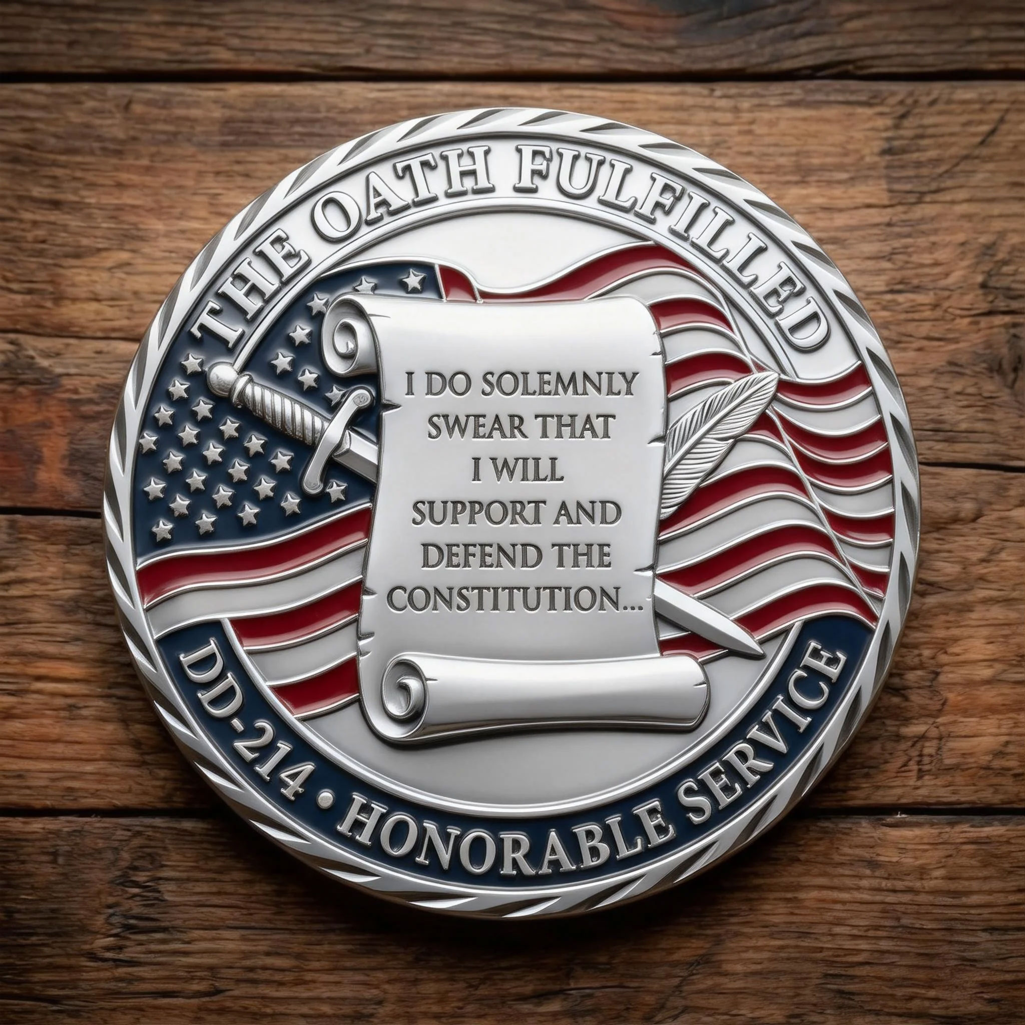 DD-214 Veteran Edition Commemorative Coin