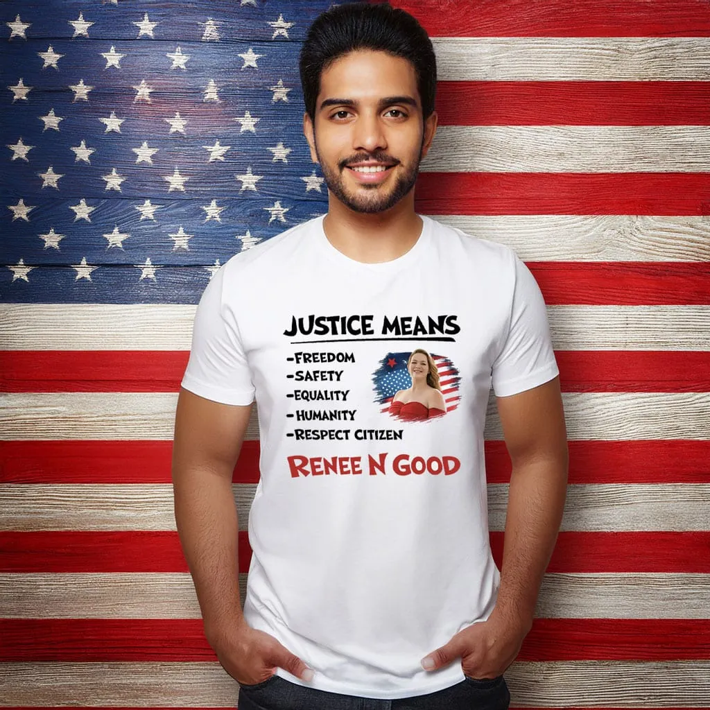 Justice for Renee Nicole Good Memorial Remembrance Tee Shirt