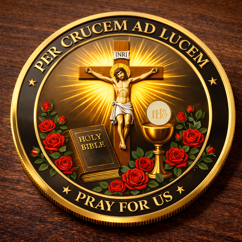 Saint Catherine of Siena – Per Crucem Ad Lucem Commemorative Coin