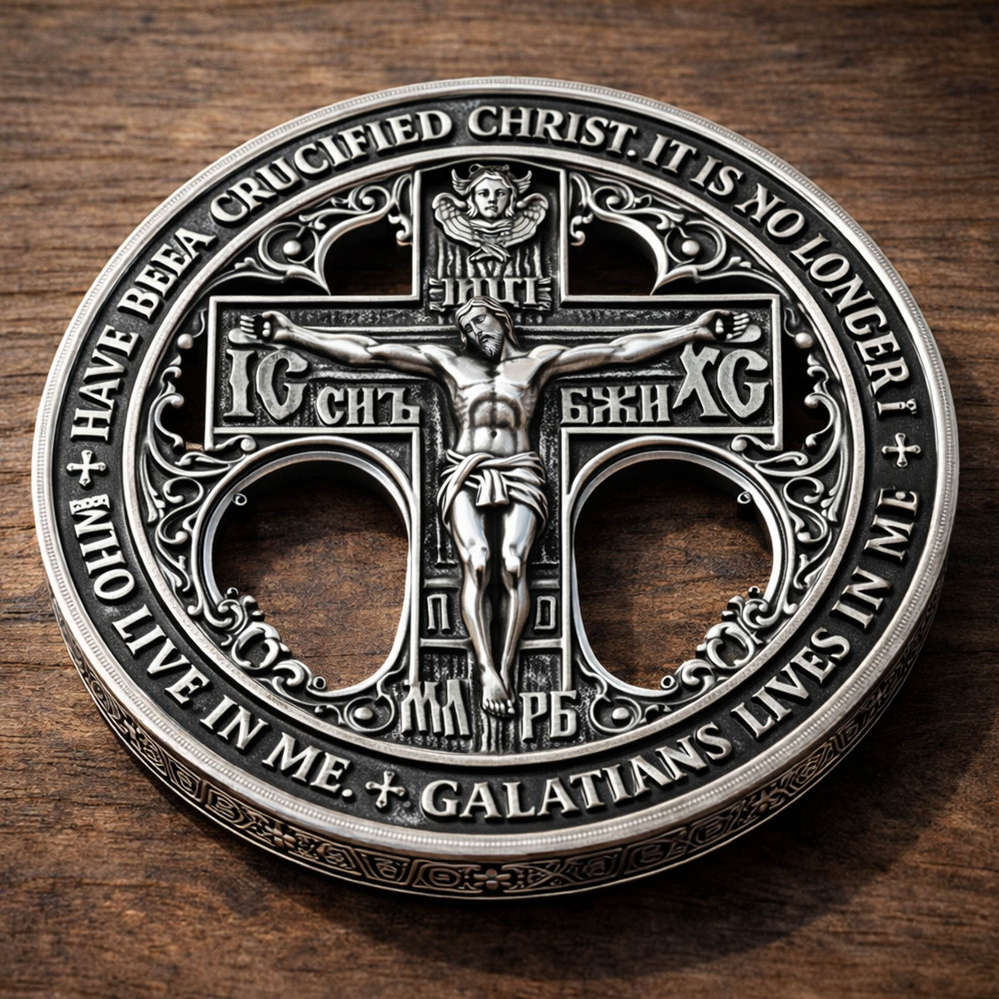 Crucified Christ Coin - A Powerful Symbol of Faith and Redemption