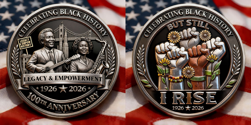 “Legacy & Empowerment” Black History Centennial Commemorative Coin