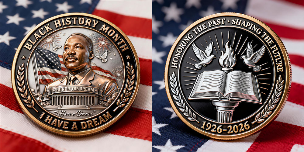 Black History Month “I Have a Dream” Commemorative Coin