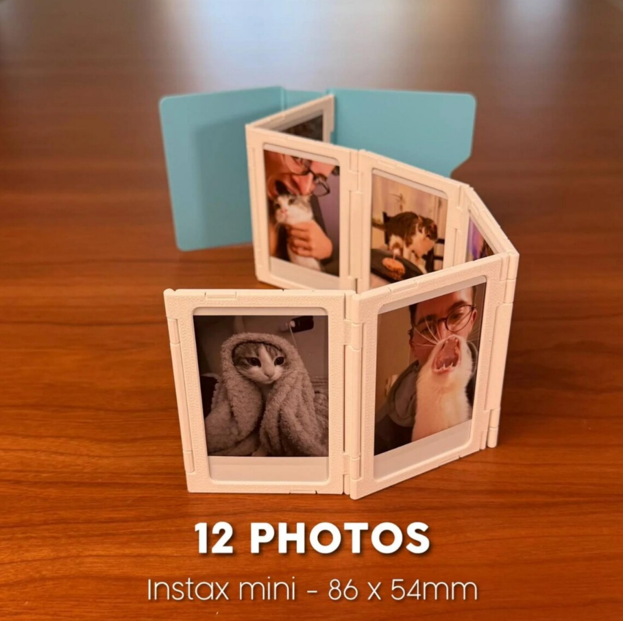 Open Folder Photo Album: Desktop Instant Photo Organizer Display