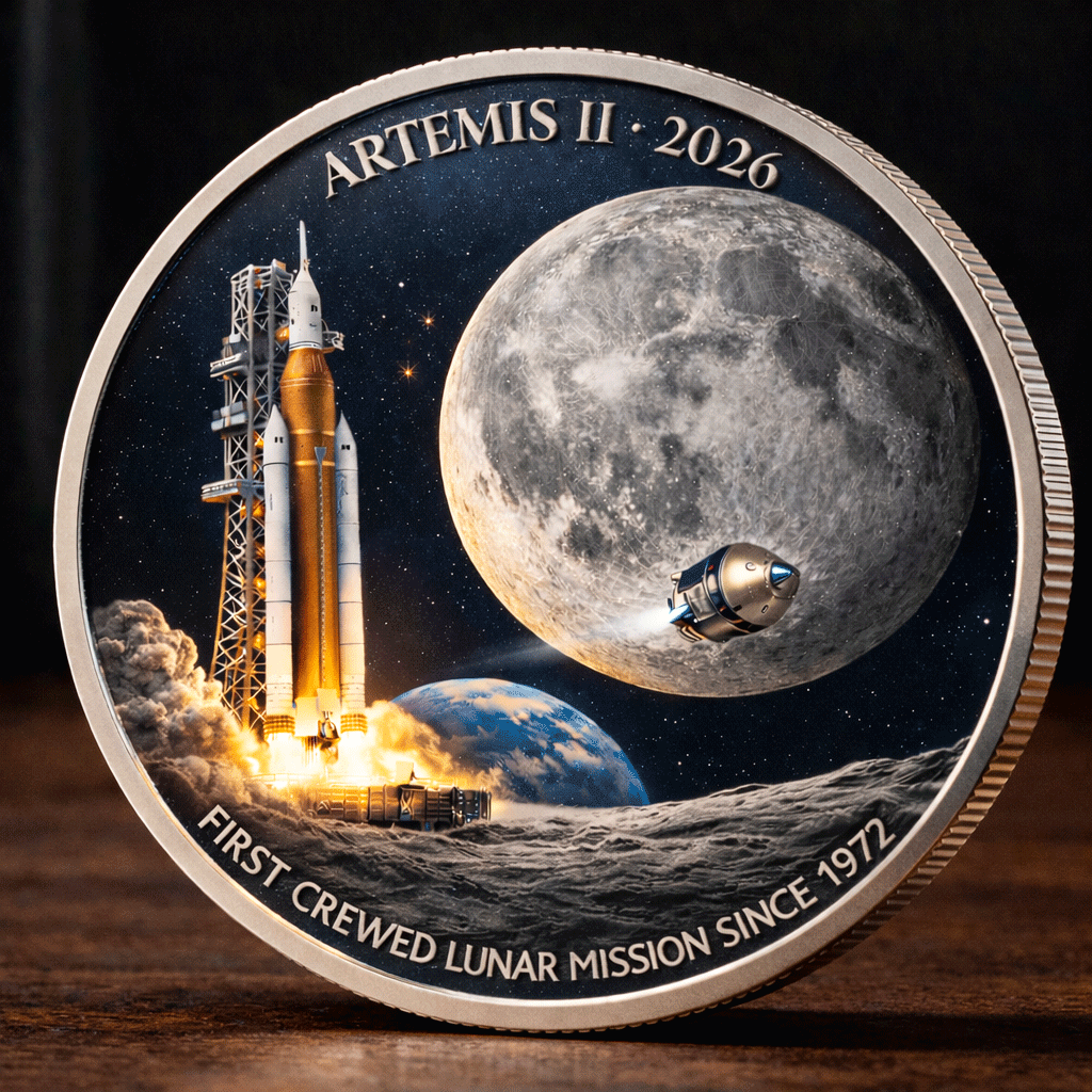 Artemis II Commemorative Coin
