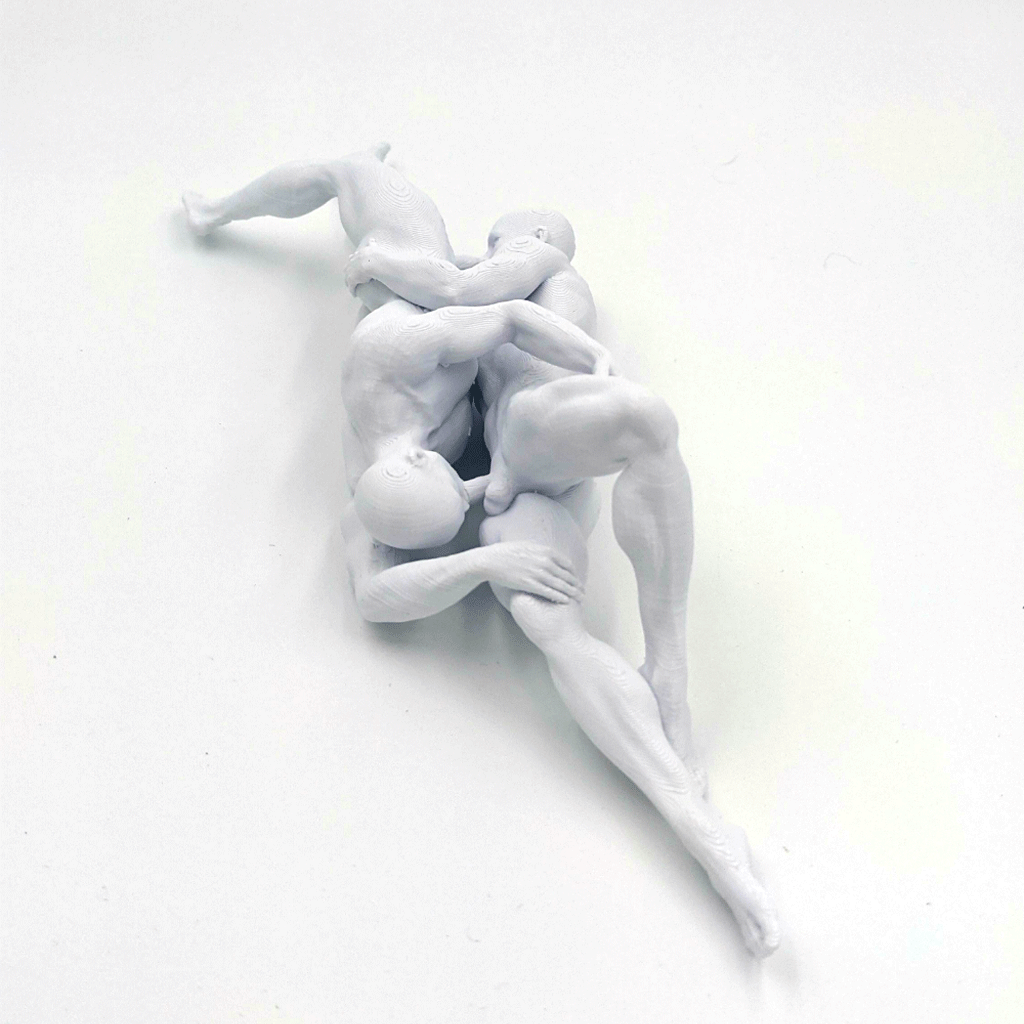Intertwined Forms Sculpture