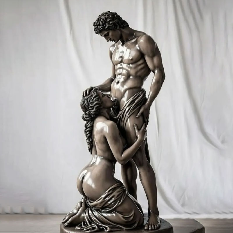 Aphrodite & Adonis Greek Myth Statue