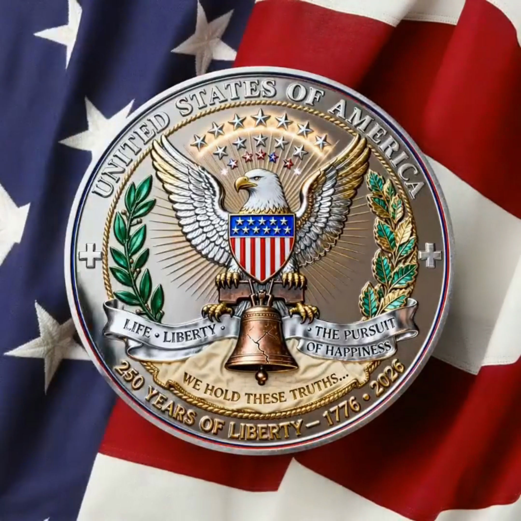 🔥New Year Sale 50% OFF - Declaration of Independence – 250th Anniversary Commemorative Coin