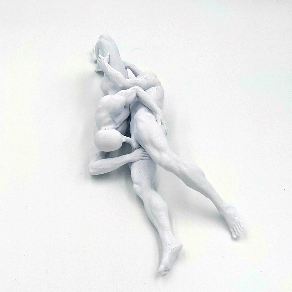 Intertwined Forms Sculpture