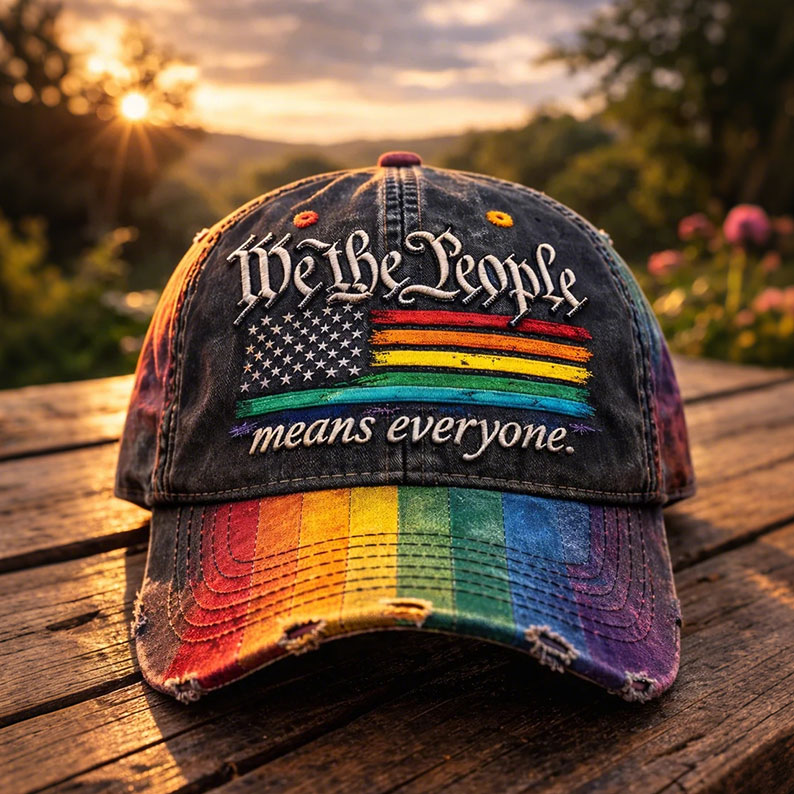 🌈🧢Rainbow Pride Month Art Hat