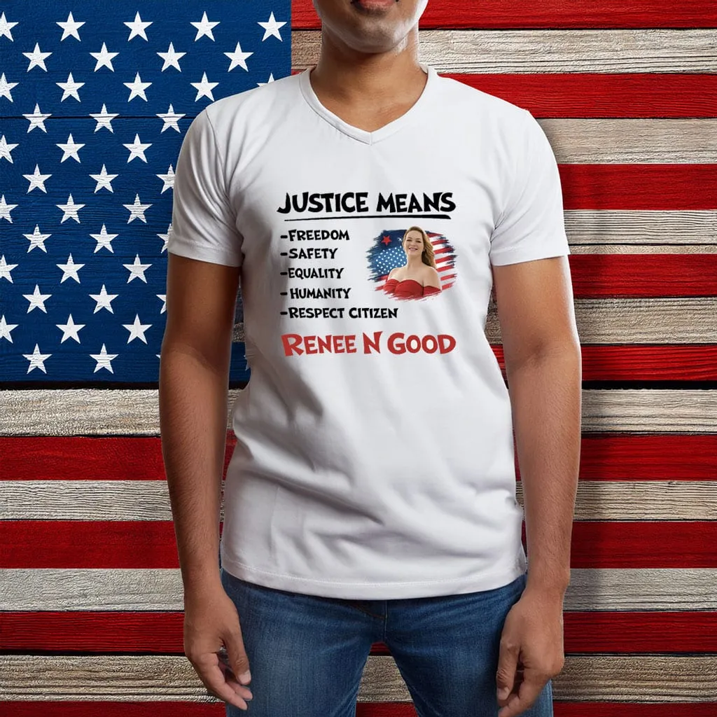 Justice for Renee Nicole Good Memorial Remembrance Tee Shirt