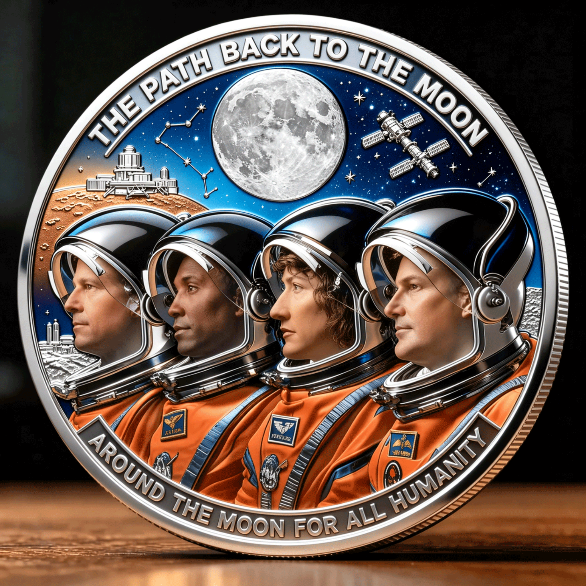 Artemis II Commemorative Coin