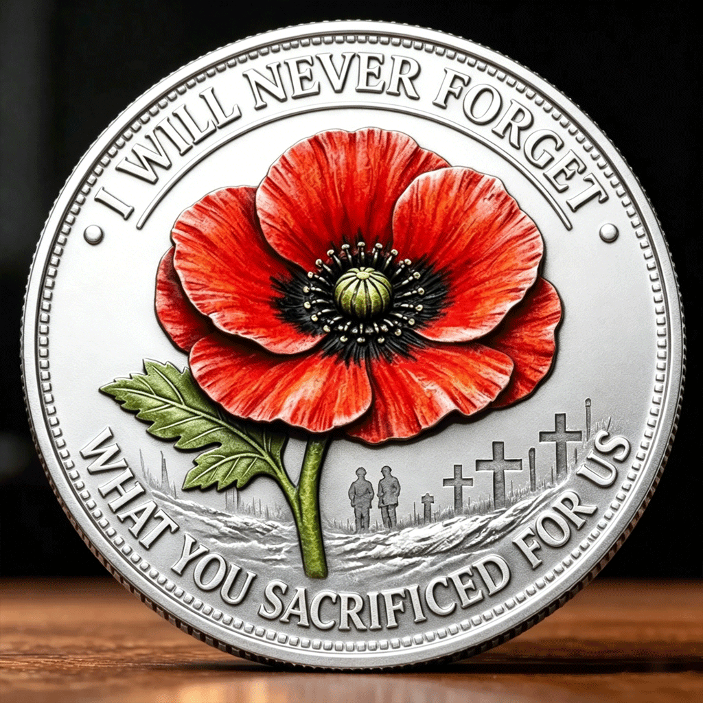 Remembrance Poppy Commemorative Coin
