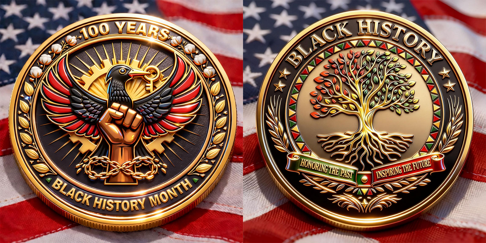 Black History Month – 100 Years Commemorative Coin