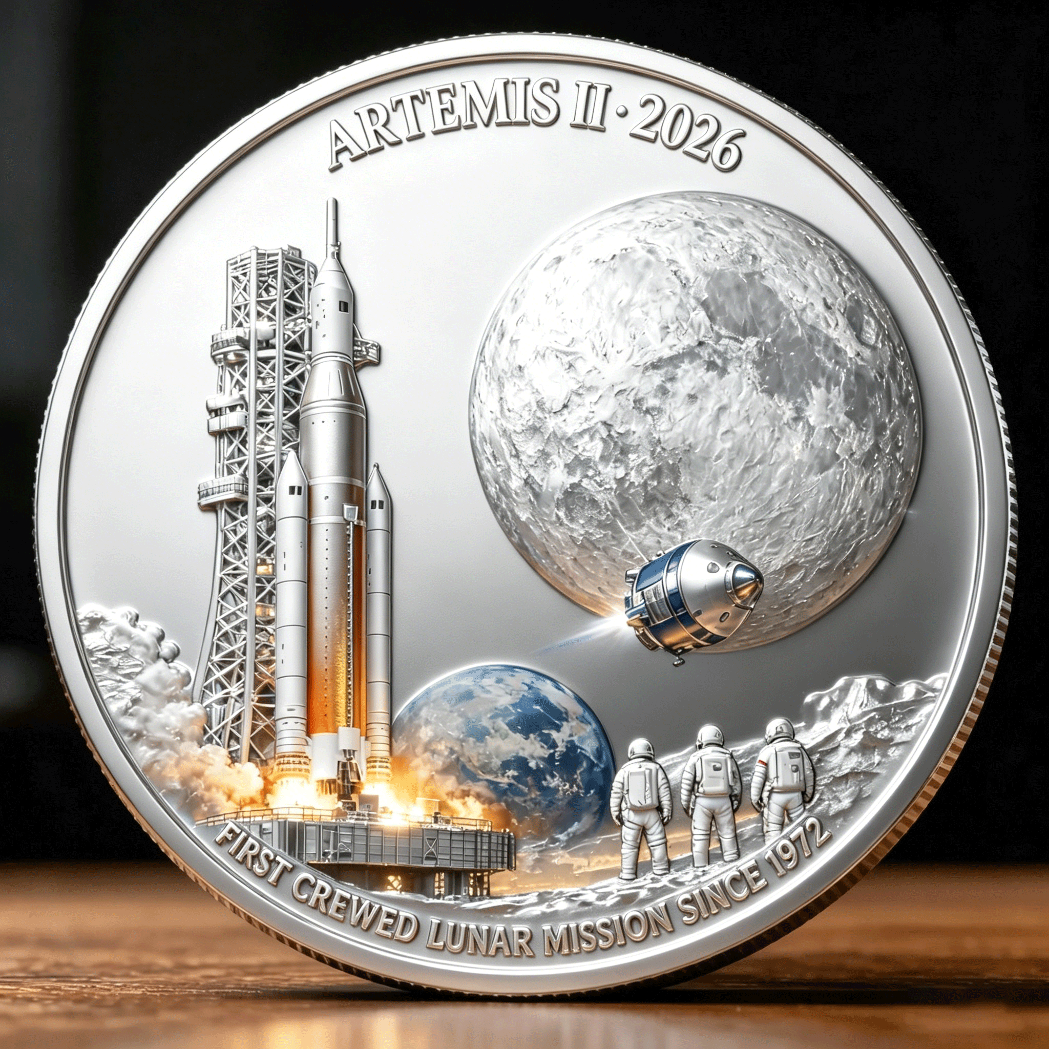 Artemis II Commemorative Coin
