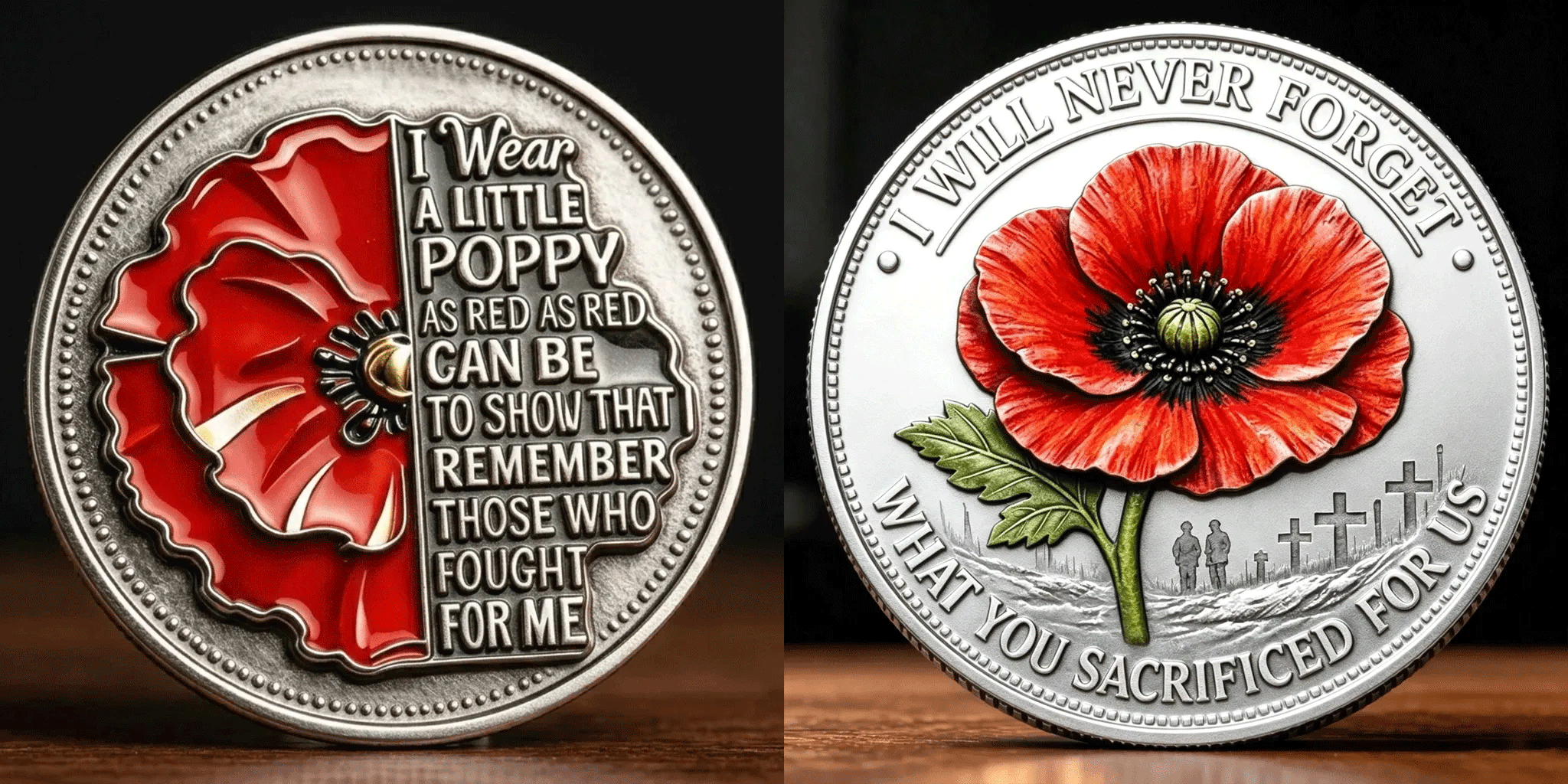 Remembrance Poppy Commemorative Coin