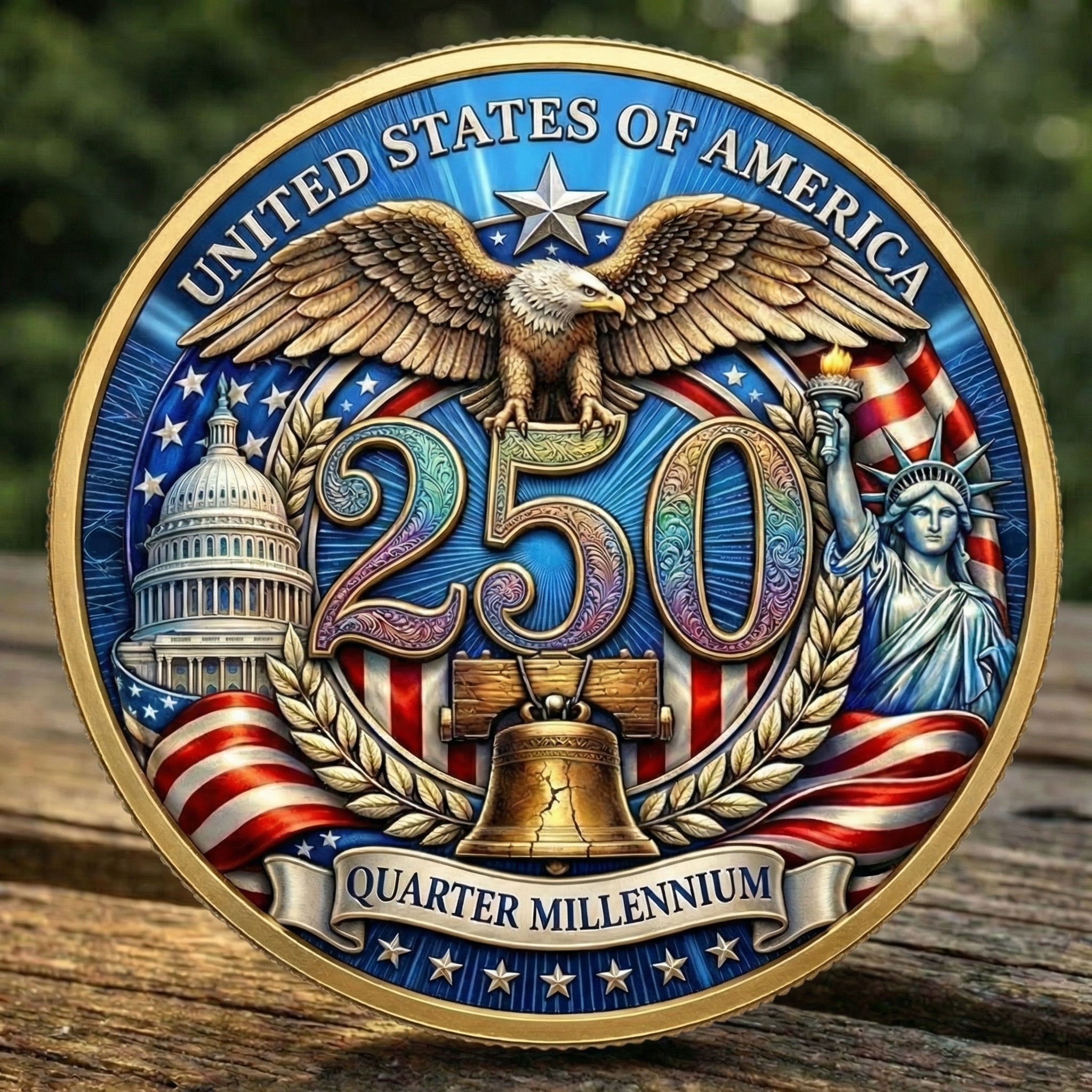 🏆NEW YEAR 60% OFF - America 250th Anniversary Commemorative Coin 🇺🇸✨🪙