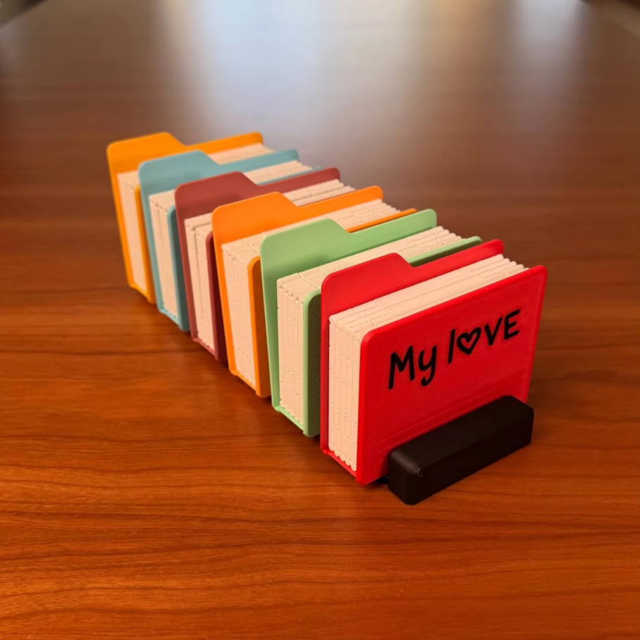 Open Folder Photo Album: Desktop Instant Photo Organizer Display