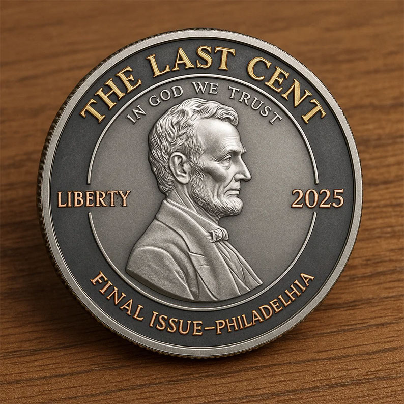 "The Last Cent" Commemorative Coin