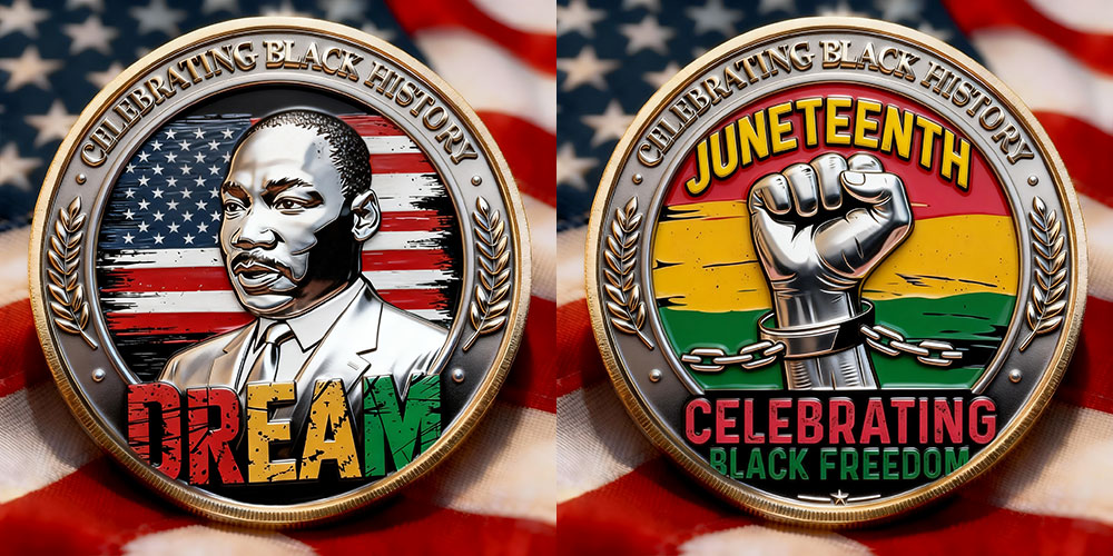 “Celebrating Black Freedom” Black History Centennial Commemorative Coin