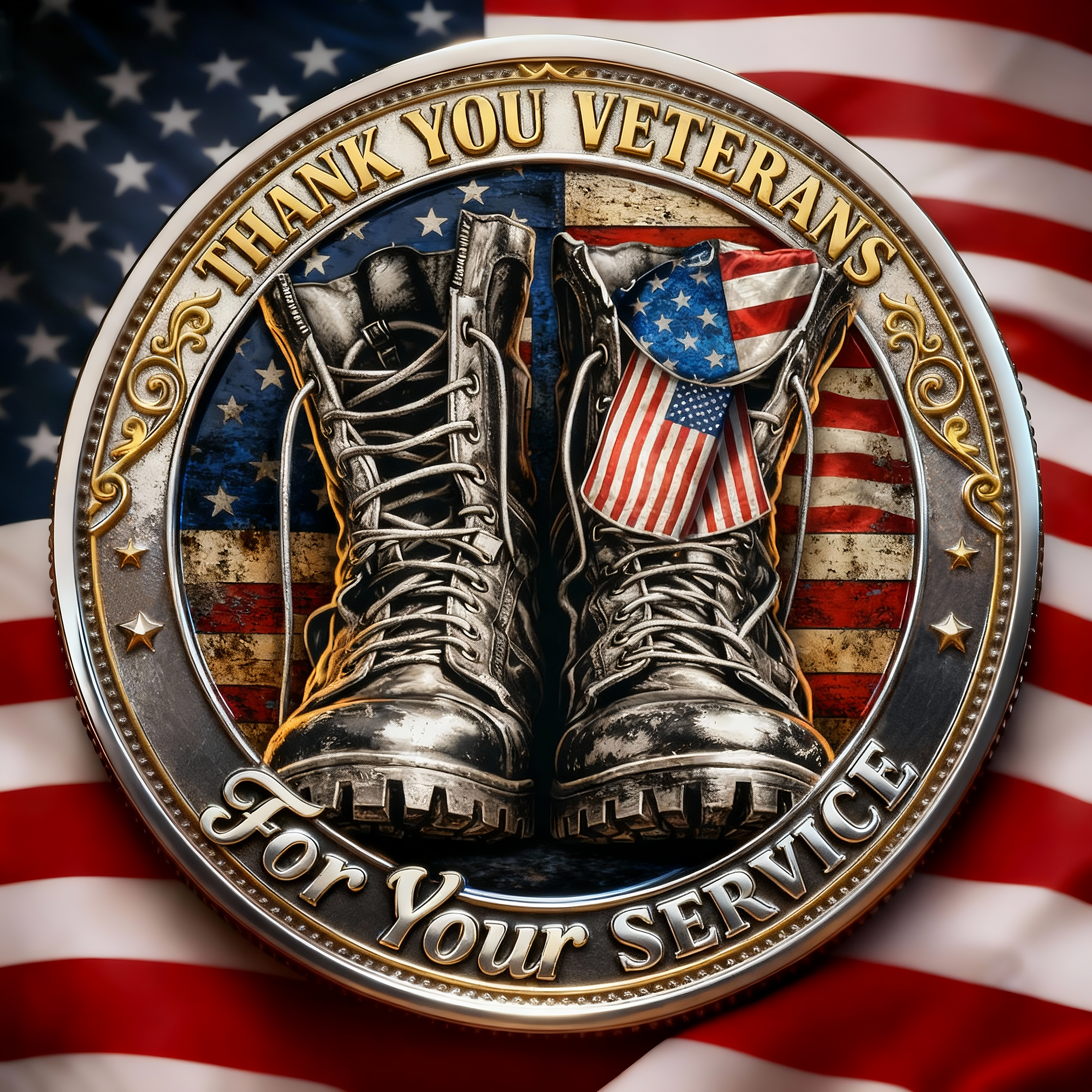 Veterans' Tribute Commemorative Coin
