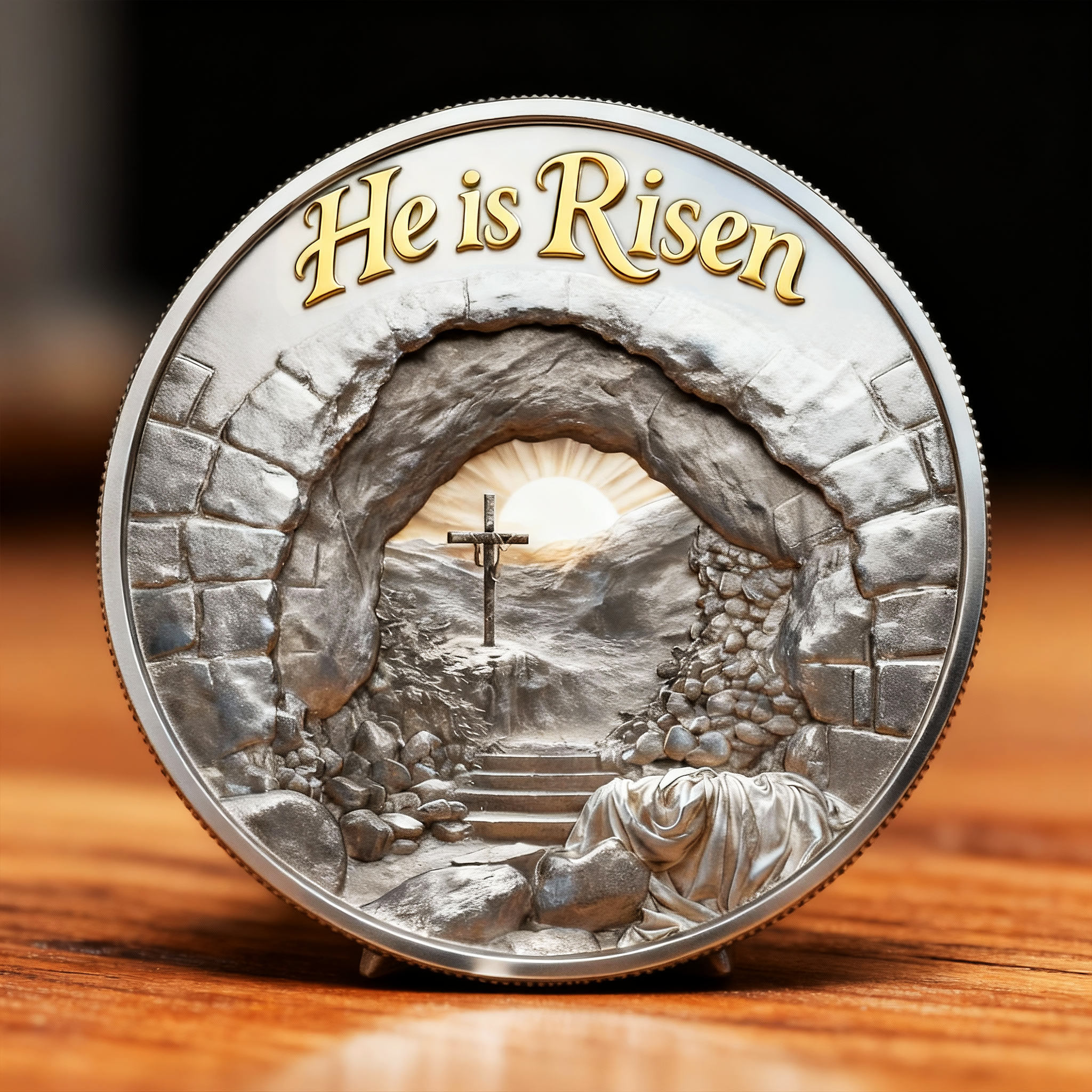 He Is Risen – The Empty Tomb Commemorative Coin