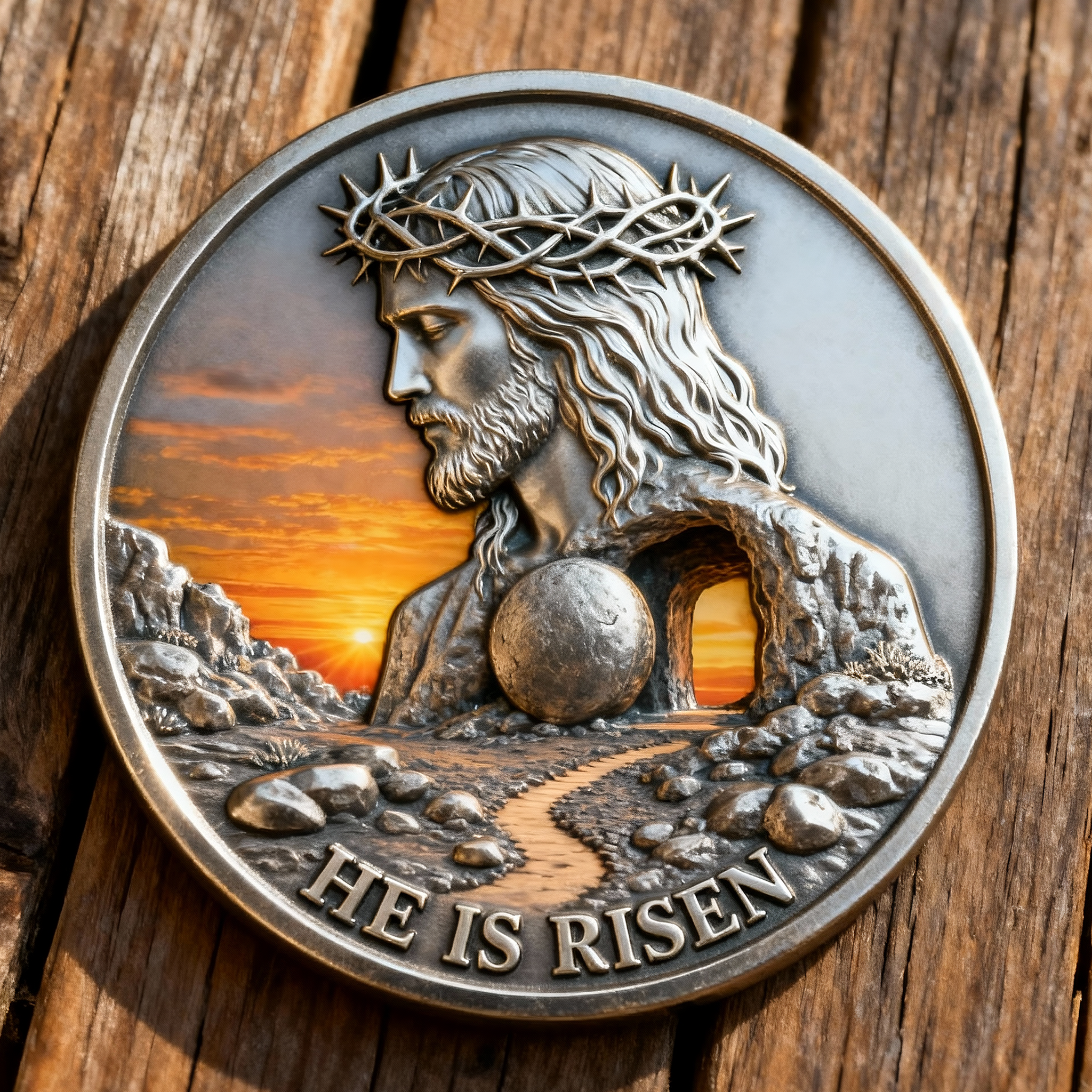 He Is Risen – The Empty Tomb Commemorative Coin