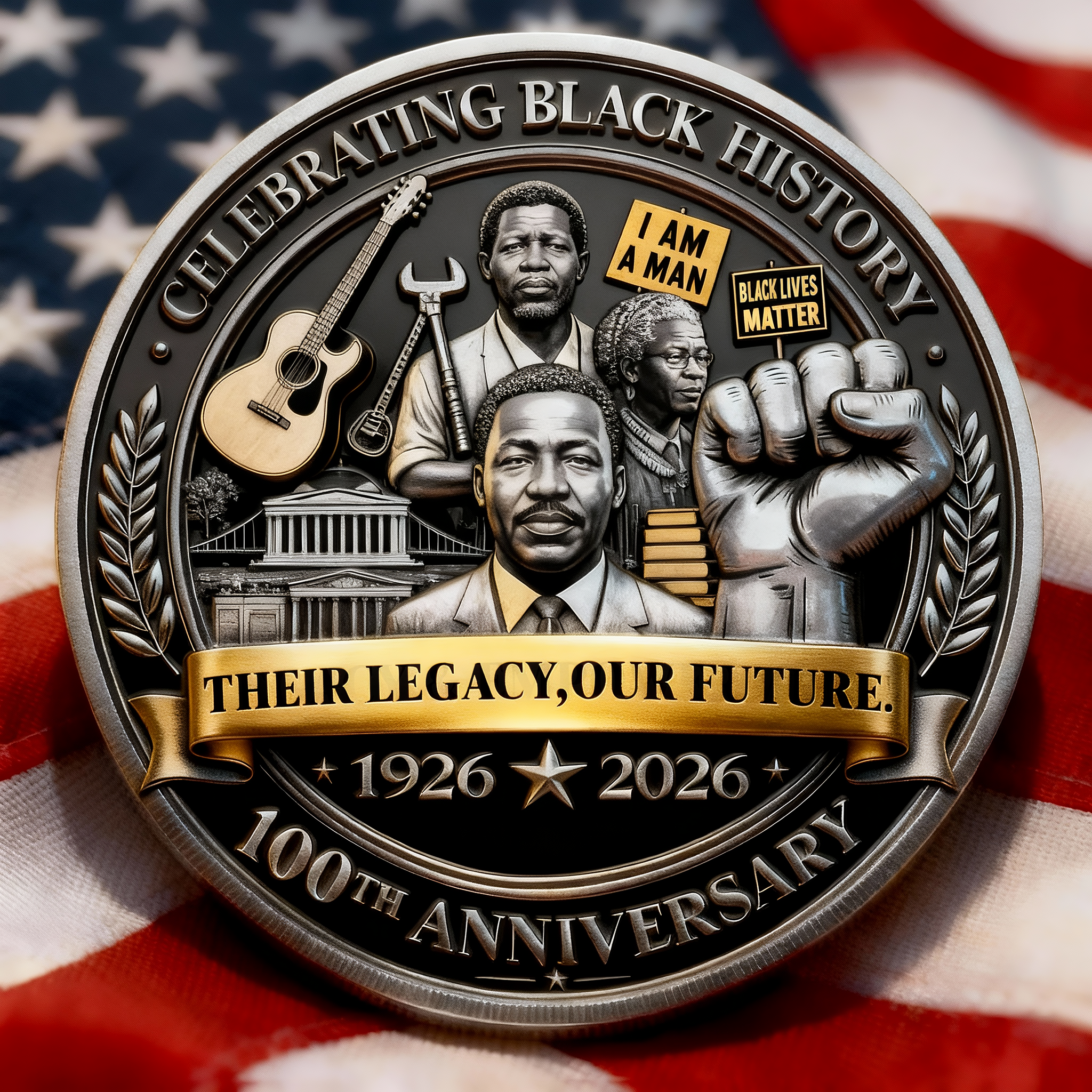 Black History Centennial Coin
