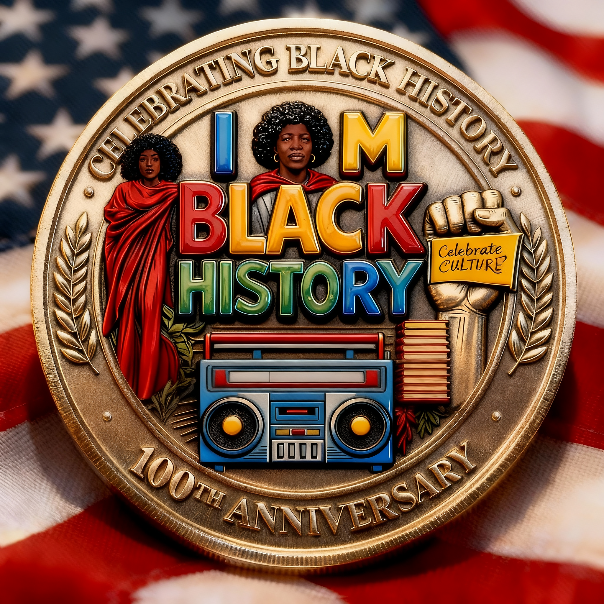 I Am Black History” Centennial Commemorative Coin