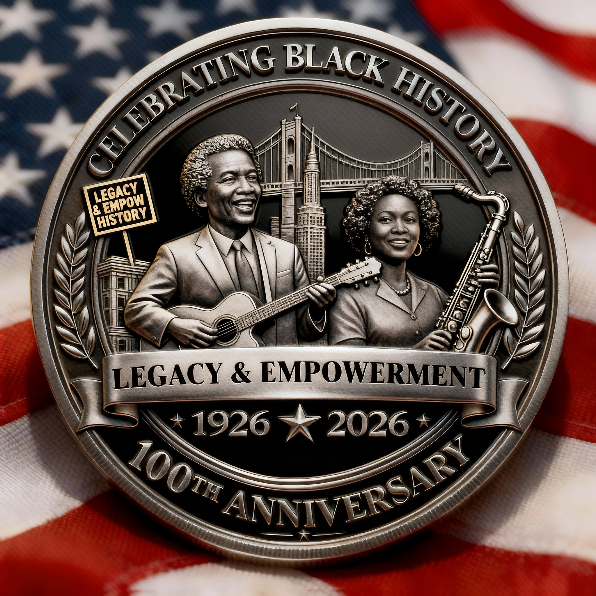 “Legacy & Empowerment” Black History Centennial Commemorative Coin