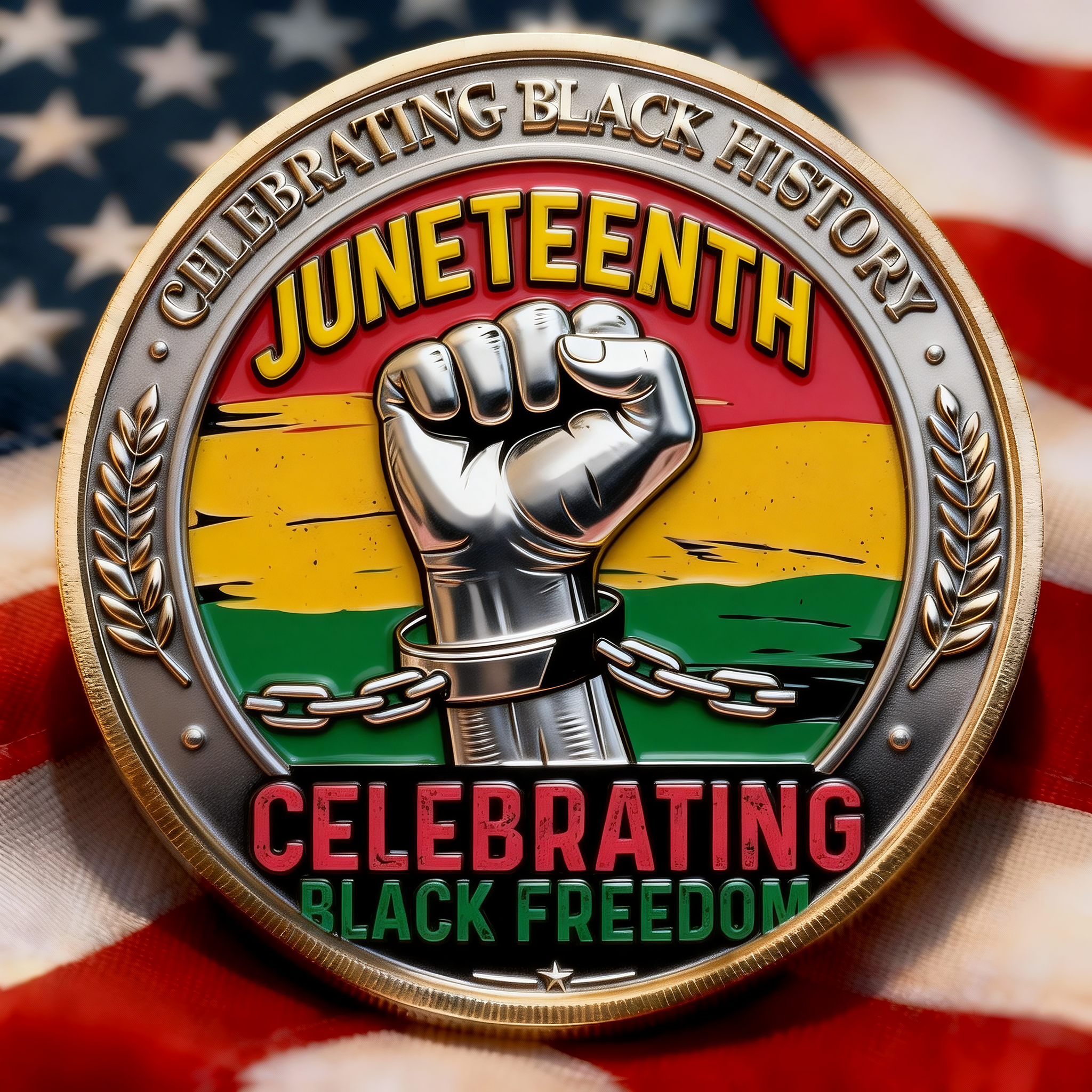 “Celebrating Black Freedom” Black History Centennial Commemorative Coin