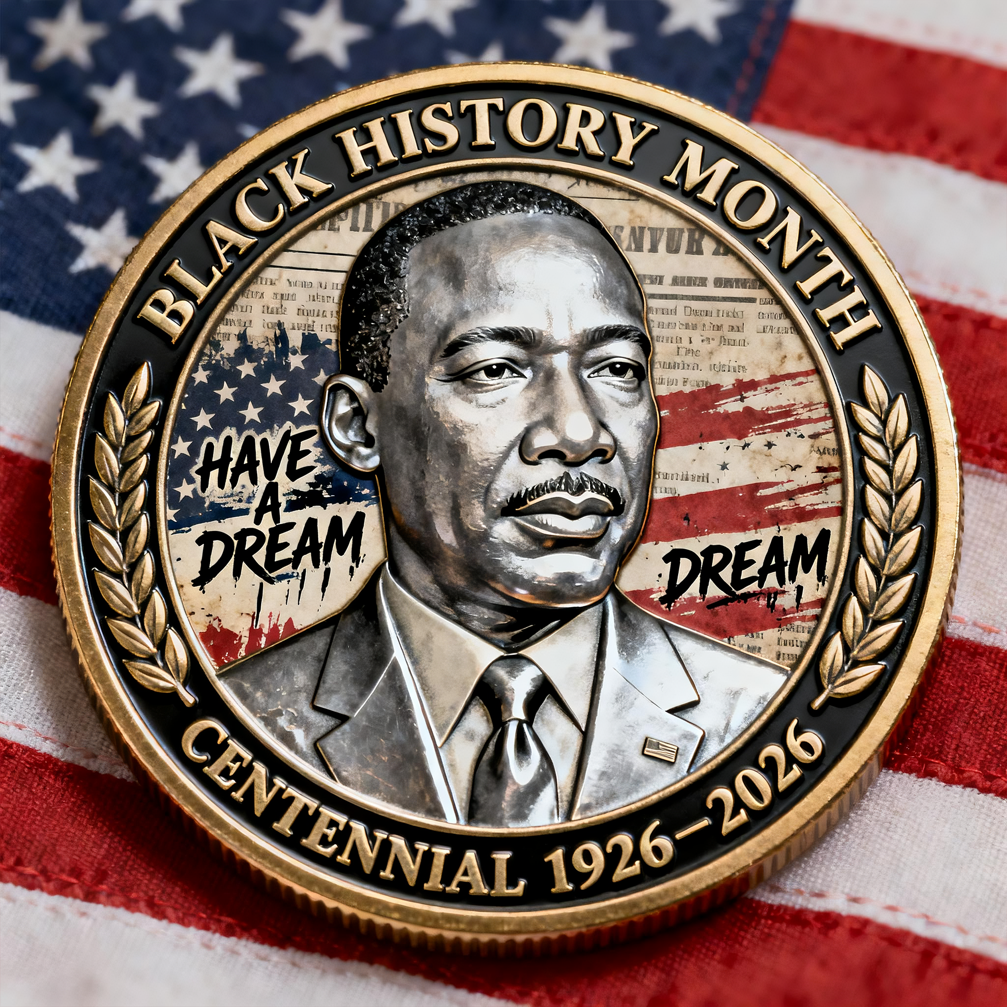 Black History Month 100th Anniversary Commemorative Coin