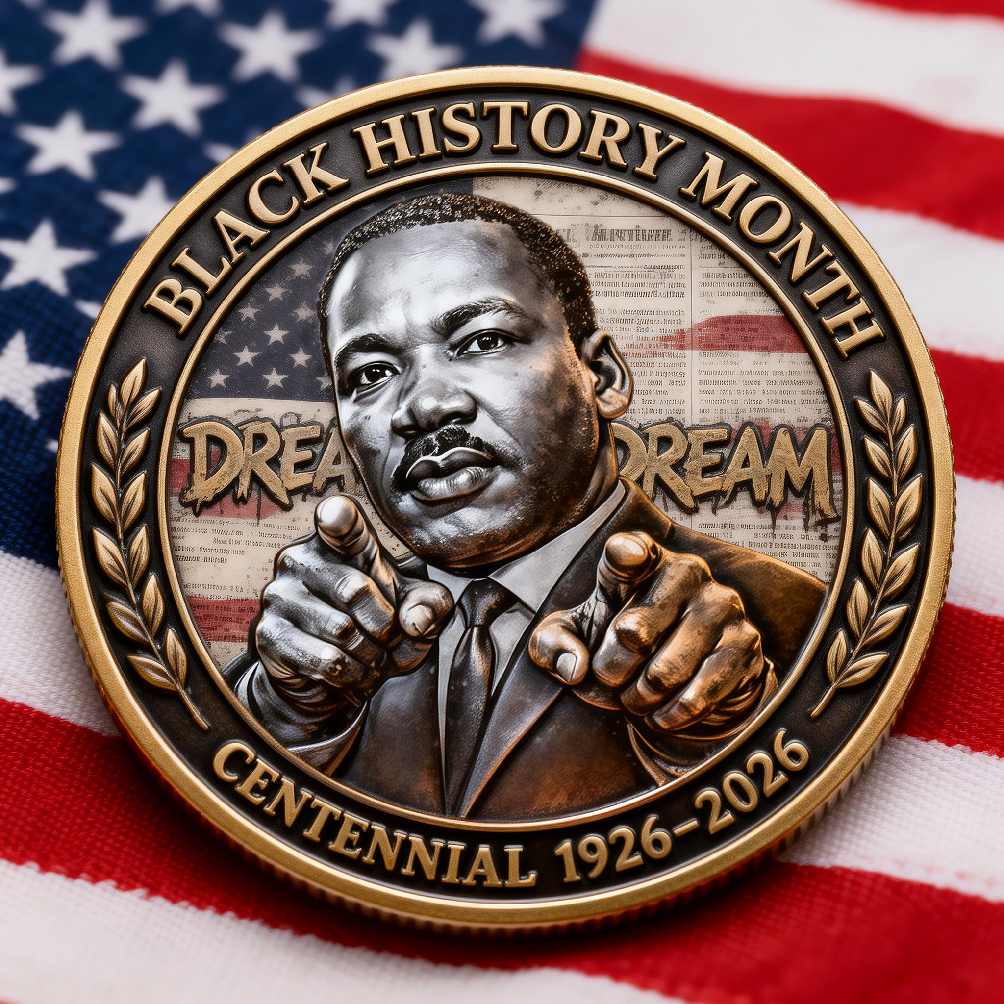 Black History Month Centennial Commemorative Coin
