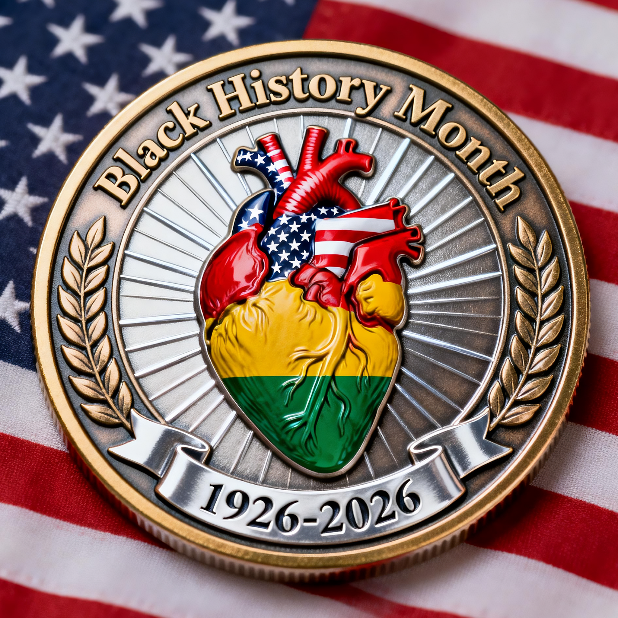 Black History Month Centennial Commemorative Coin