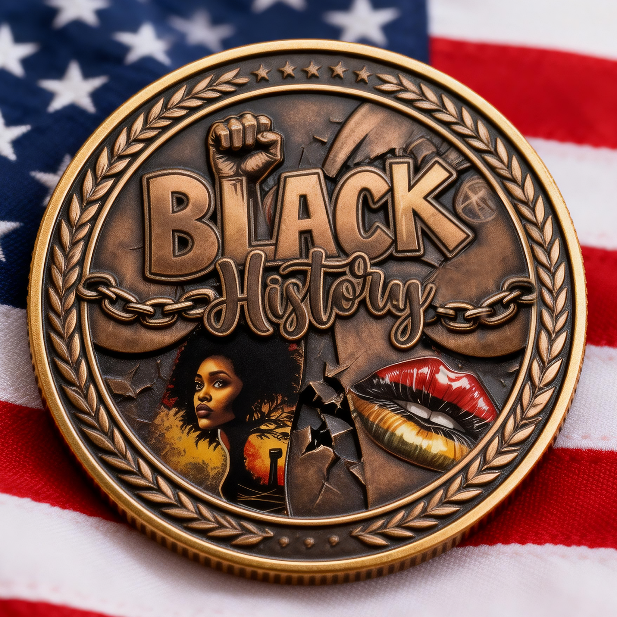 Black History Month Centennial Commemorative Coin