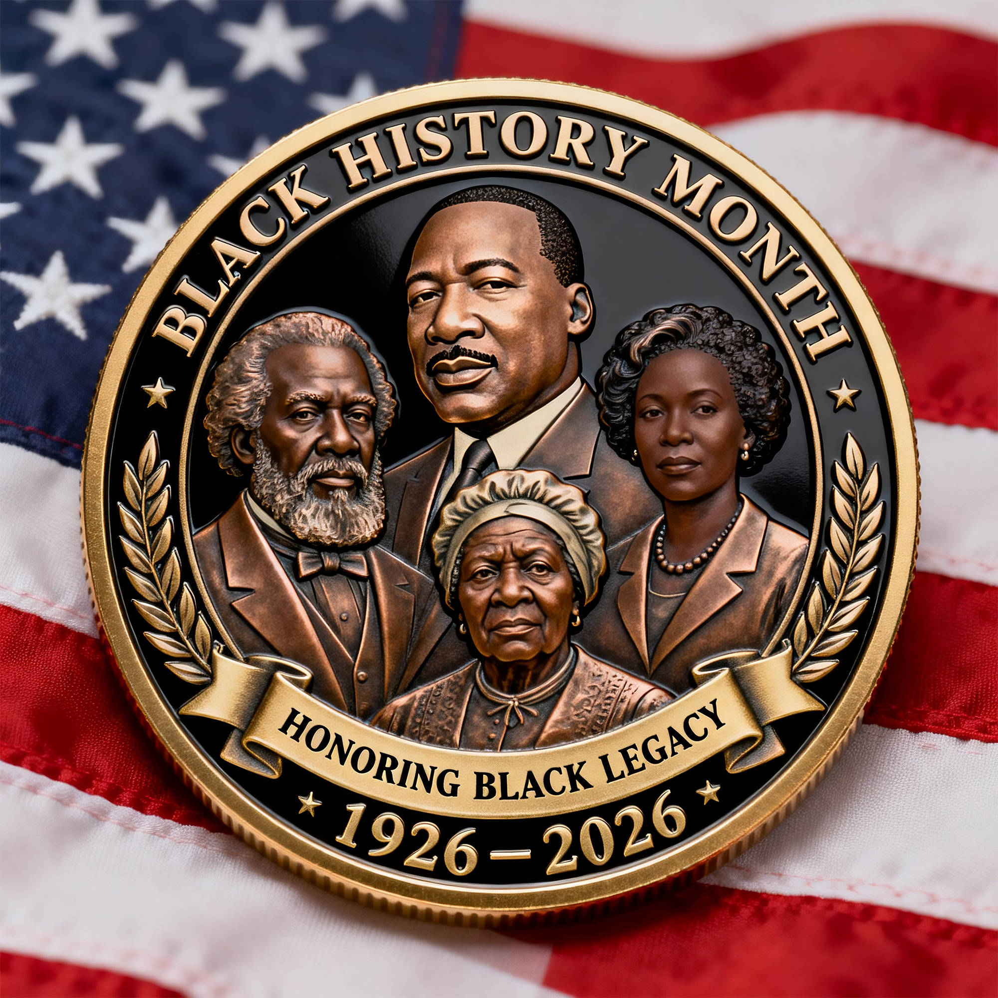 Black History Month Centennial Commemorative Coin