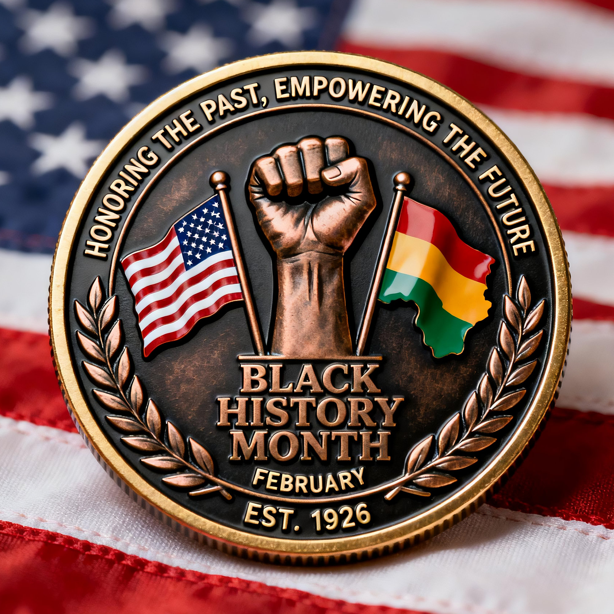 Black History Month Centennial Commemorative Coin