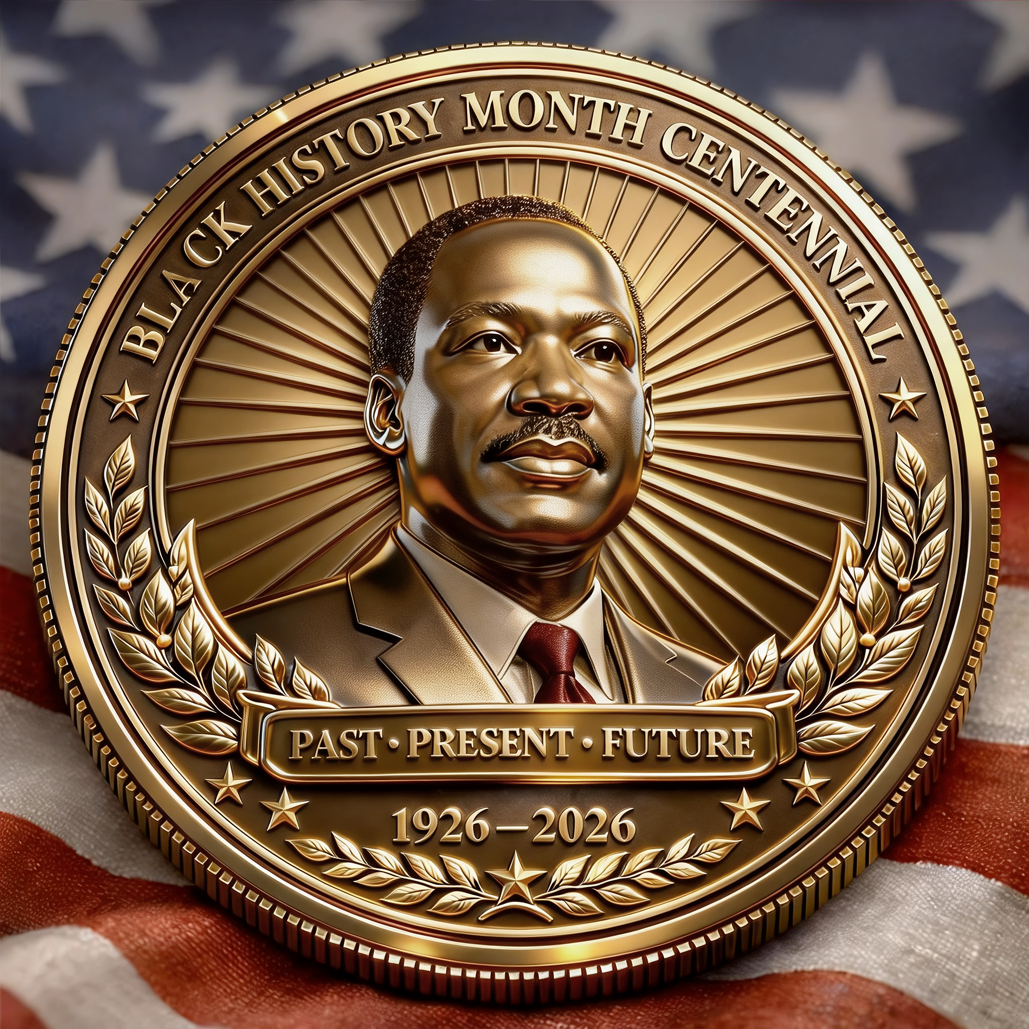Black History Month Centennial Commemorative Coin