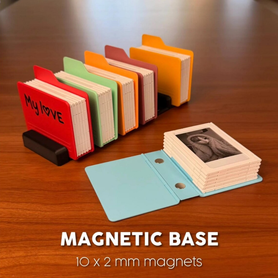 Open Folder Photo Album: Desktop Instant Photo Organizer Display