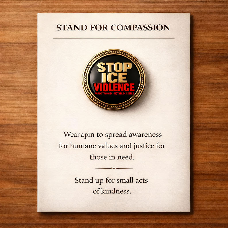 STOP ICE Compassion Pin