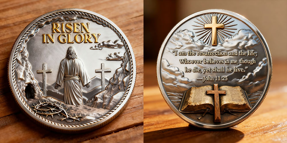 He Is Risen – Risen in Glory Commemorative Coin