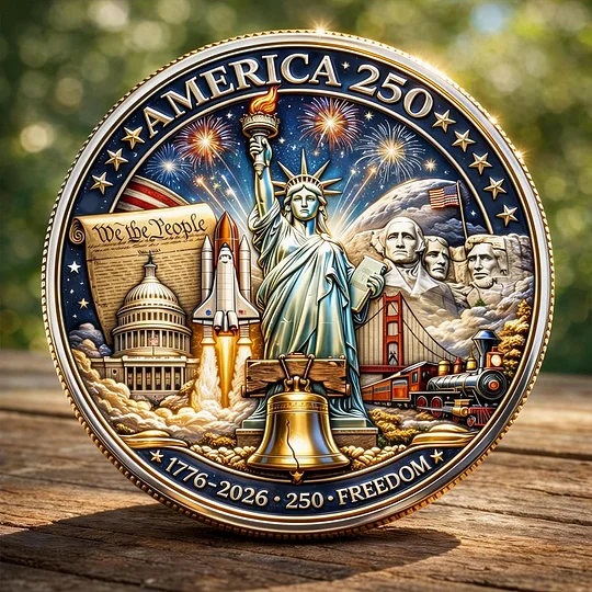 America 250th Anniversary Commemorative Coin (1776–2026)