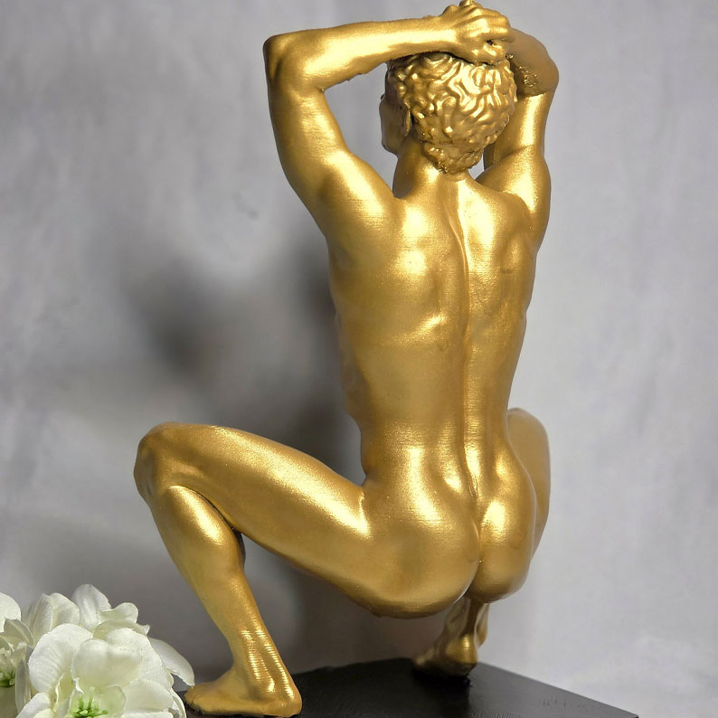 The Squatting Apollo Statue