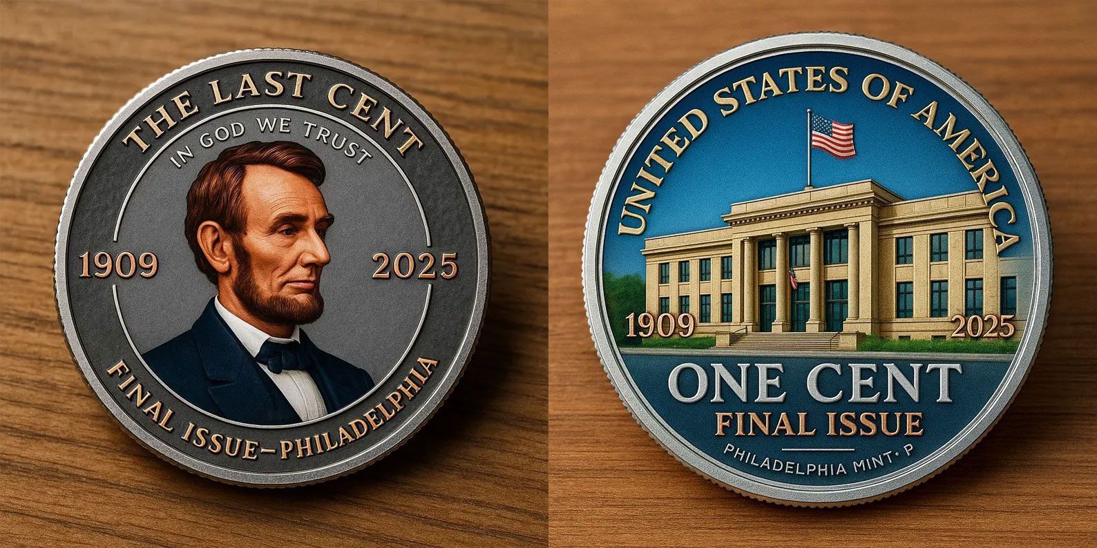 "The Last Cent" Commemorative Coin