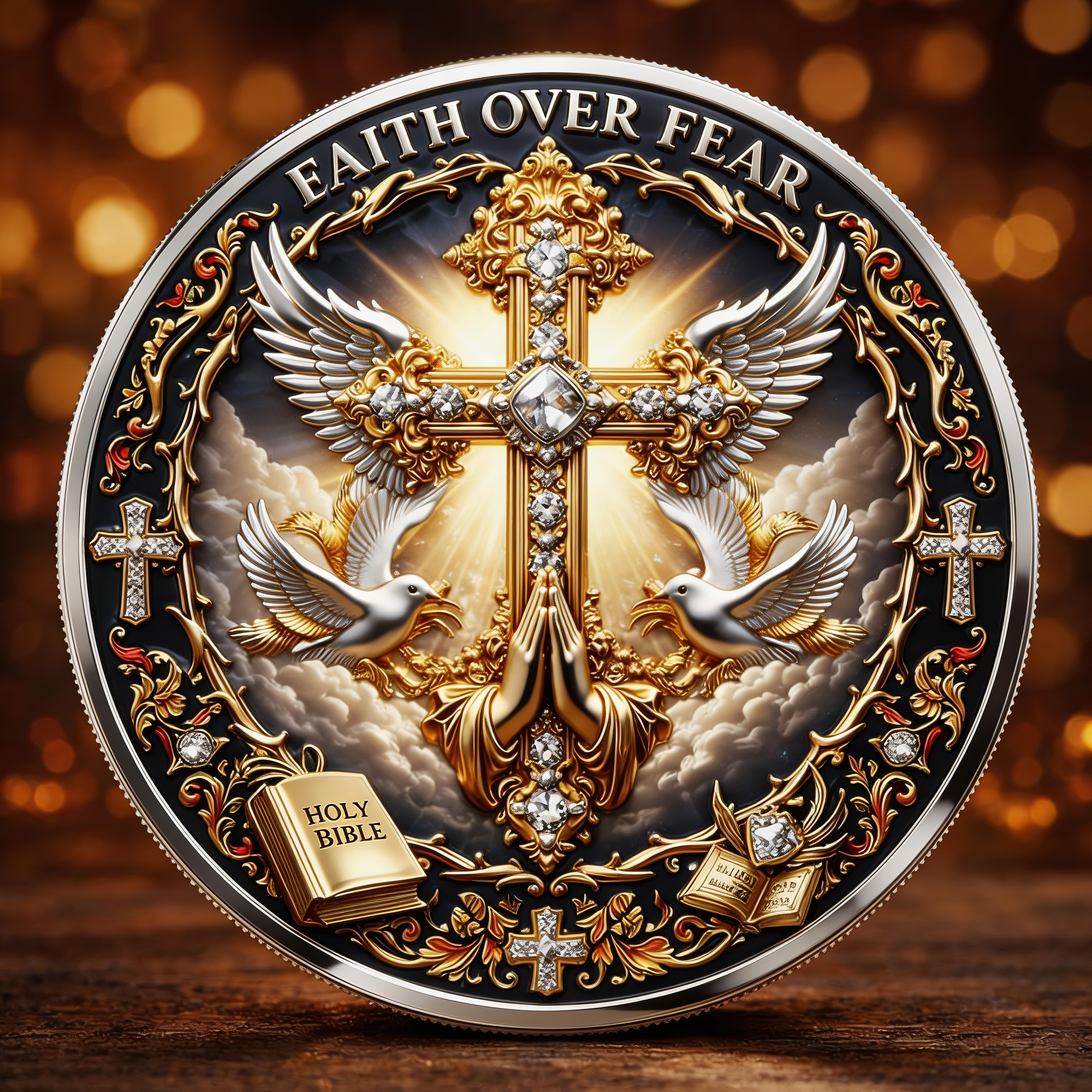 [Copy]🎁Last Day 60% OFF -God Is Love Commemorative Coin