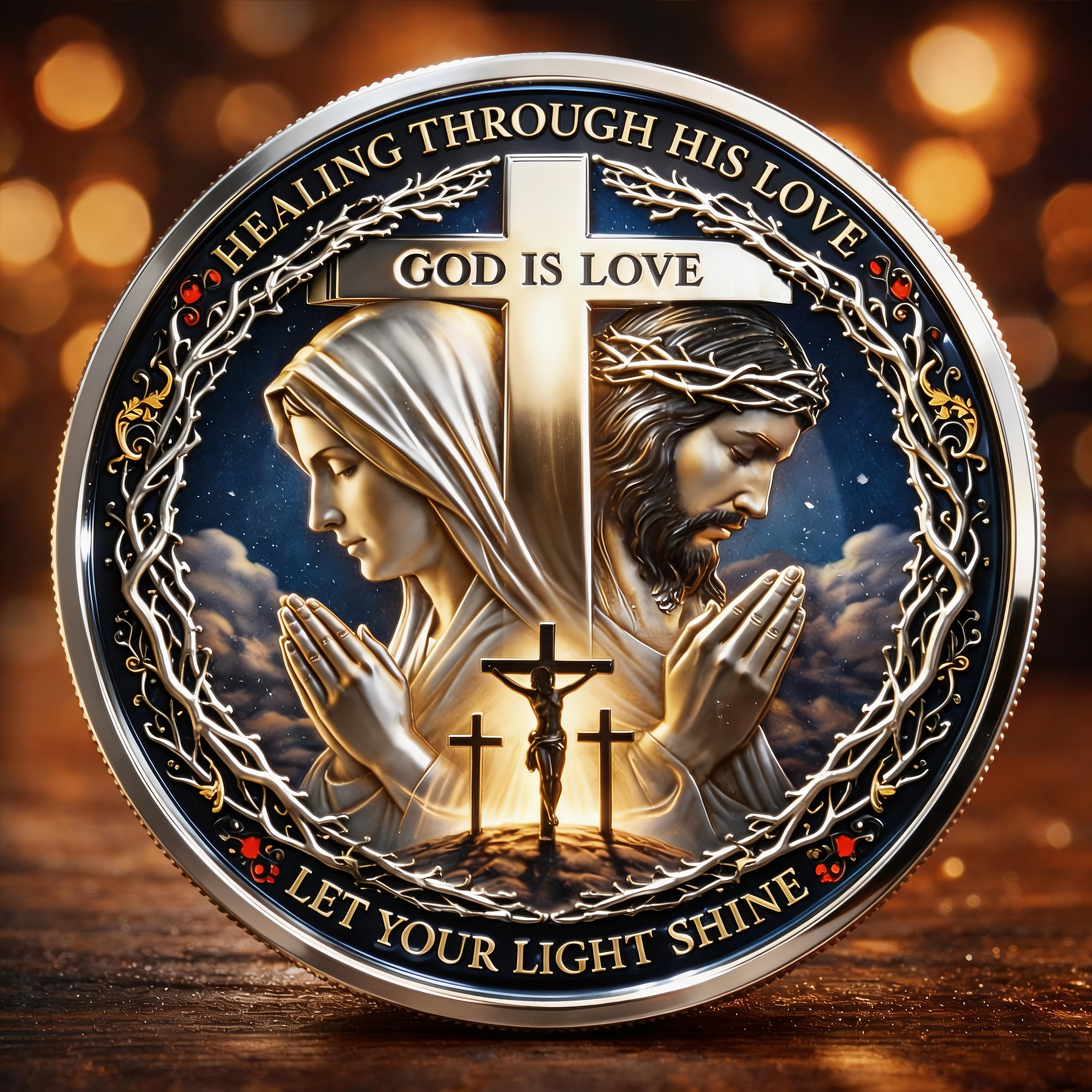 [Copy]🎁Last Day 60% OFF -God Is Love Commemorative Coin