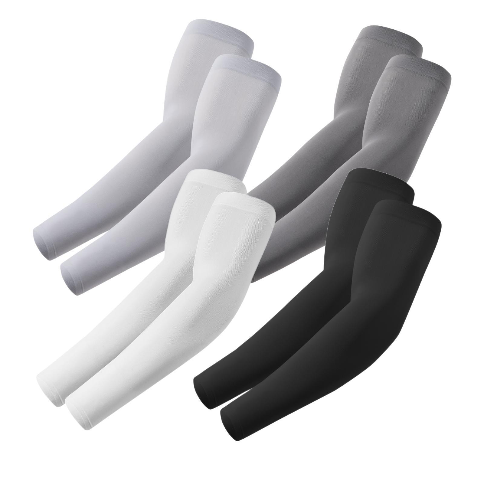 Arm Sleeves, Cooling UV Sun Protection Sports Compression for Men/Women