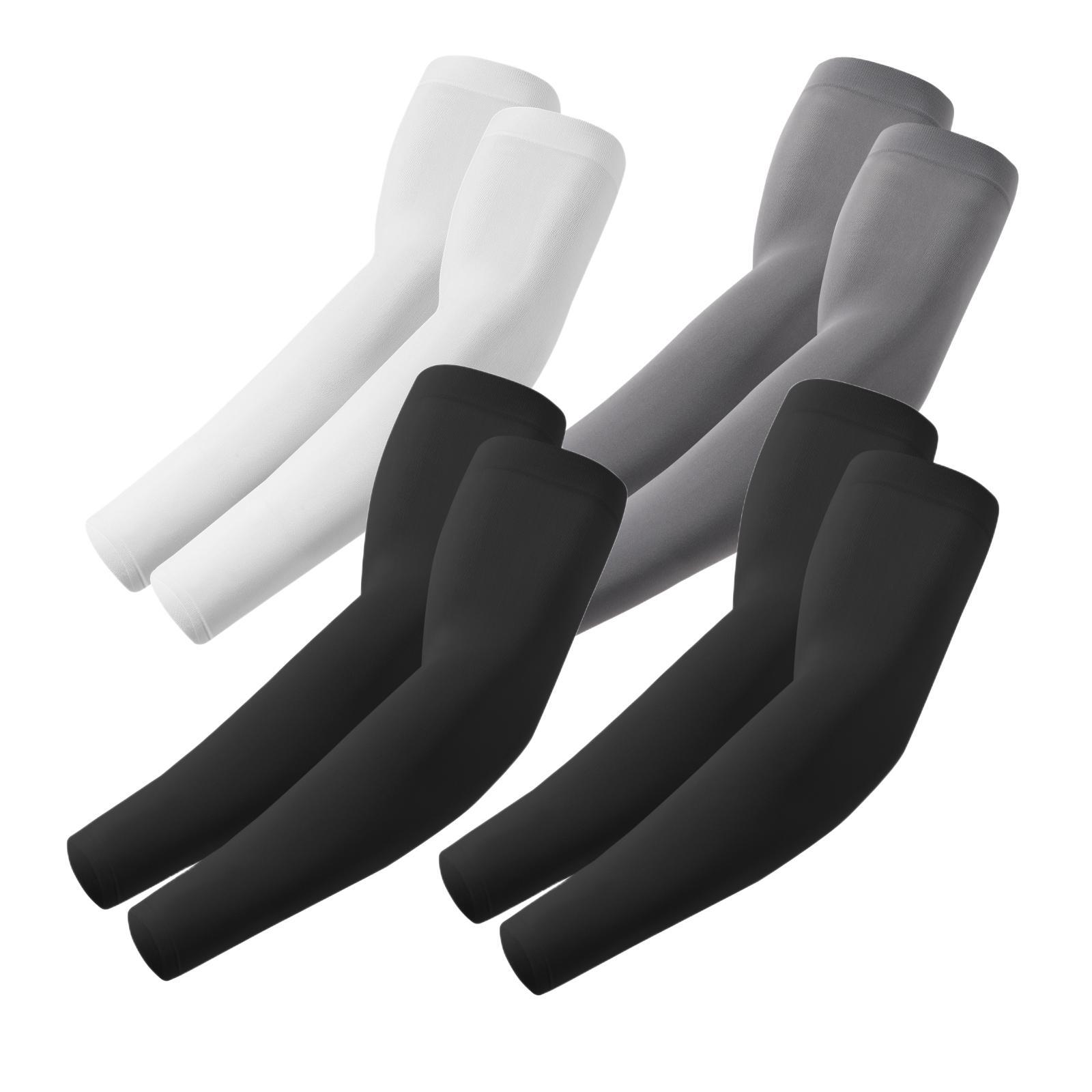 Arm Sleeves, Cooling UV Sun Protection Sports Compression for Men/Women