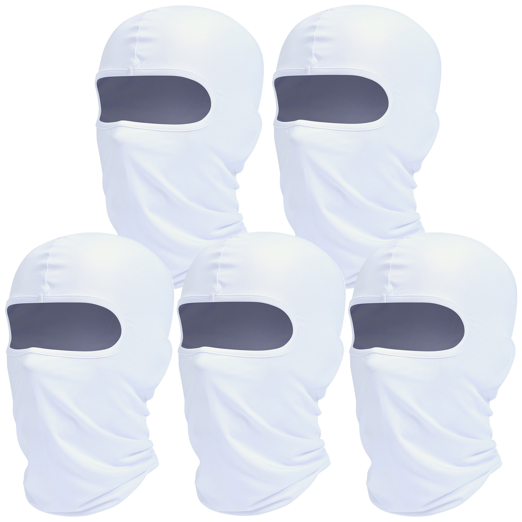 Balaclava Ski Mask, 5 Pack Neck Gaiter Motorcycle Scarf Cold Winter Warm Windproof Men/Women